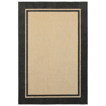 Oriental Weavers Cayman 5594K 4x6 Rectangle - Sand/ Charcoal-Polypropylene C5594K117165ST